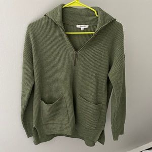 Worn twice!! Madewell XXS quarter zip sweater